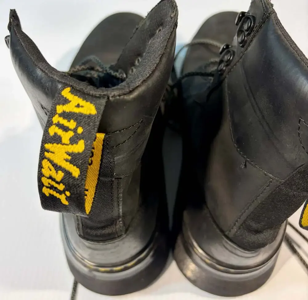 Dr. Martens Tarik Leather Boots Black Men’s US 10 EU 43 Combat Utility